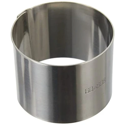 Image of Ibili Pastry Ring 6x4,5 cm of Stainless Steel, Silver, 6 x 4.5