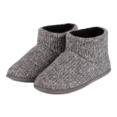 Image of Totes® toasties® Mens Knitted Short Boot Slipper