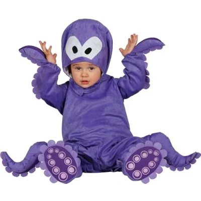 Image of FIESTAS GUIRCA 86001.0 86001 Baby Octopus Costume, Multicoloured, Talla 12 24 Meses