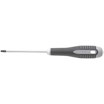 Image of Bahco BE 8704 &quot;Ergo&quot; Screwdriver for Hexagonal Head Screws Ball Ended, Multi Colour, 222 mm