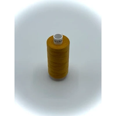 Image of Coats Moon 120s Sewing Machine Polyester Thread Cotton 1000 Yards Gold M073