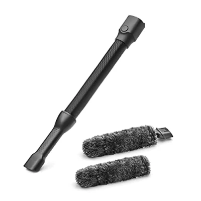 Image of AEG AKIT22 FX8 Duster Kit, Feather Duster, Extra Coating, Washable, Flexible Suction Hose, Black