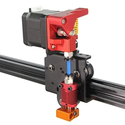 Image of Befenybay Upgrade Direct Dual Gear Extruder Support Plate Kit with Stepper Motor Easy Print Flexible Filament for Creality Ender 3/CR 10 3D Printer (Plate+Dual Extruder+Motor)