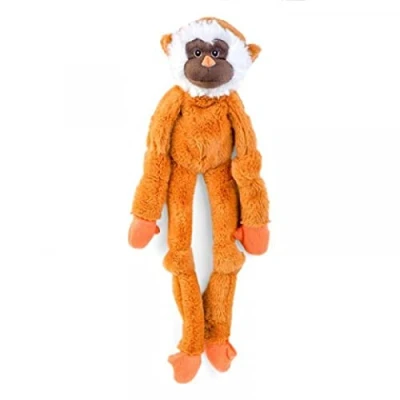 Image of Zoon Plush Squeaky Crinkle Gibbon Monkey Soft Large Dog Toy 54cm