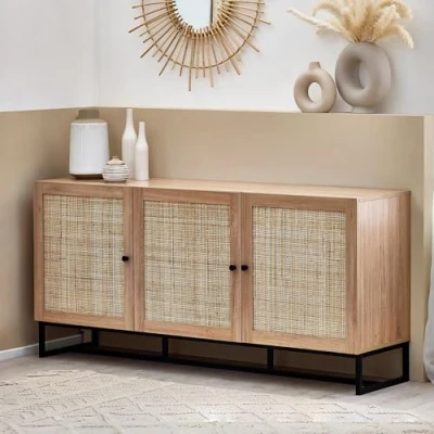Image of Julian Bowen Padstow Sideboard Oak, One Size