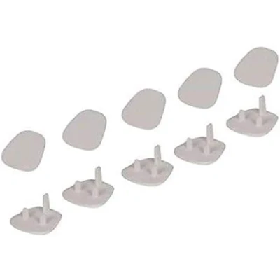 Image of Generic Pack of 10 Child Safety Plug Socket Covers, Baby Proof Electrical Protection Guard Covers White