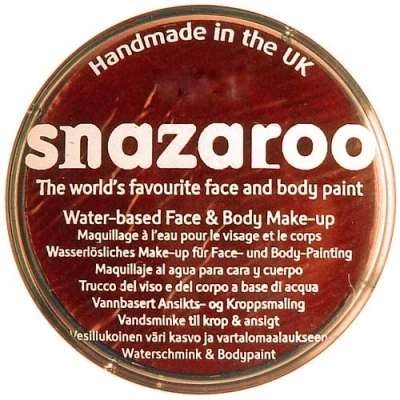 Image of Snazaroo 179776 75 ml Pot Body and Face Paint (Rust Brown)