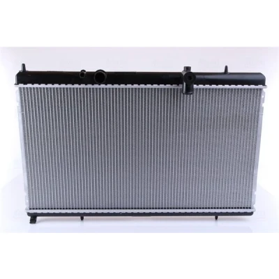 Image of R12201 Engine radiator NISSENS 61271 Aluminium 380mm 692mm 26mm without gasket/seal expansion tank, frame Brazed cooling fins