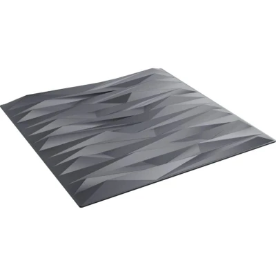 Image of vidaXL Wall Panels 48 pcs Grey 50x50 cm XPS 12 m² Stone