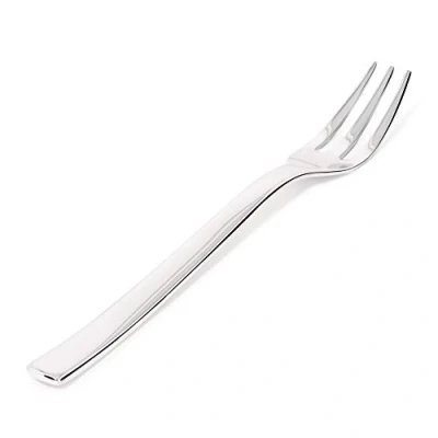 Image of Alessi Table Fork in 18/10 Stainless Steel Mirror Polished, Silver, 20 x 21.2 5 cm