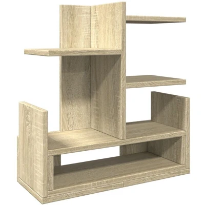 Image of vidaXL Desk Organiser Sonoma Oak 49x20x52.5 cm Engineered wood