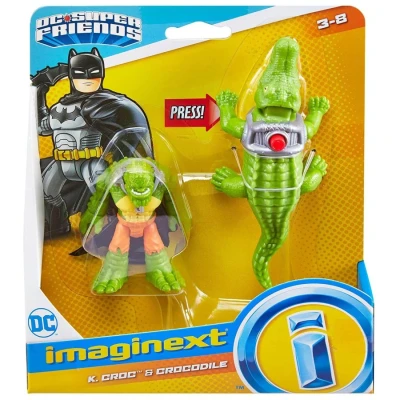 Image of Fisher Price Imaginext DC Super Friends K. Croc and Crocodile