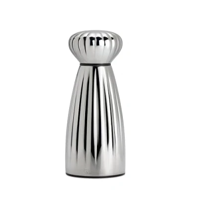 Image of Robert Welch Palm Bright Medium Pepper Mill. Made from Stainless Steel. 25 Year Guarantee.