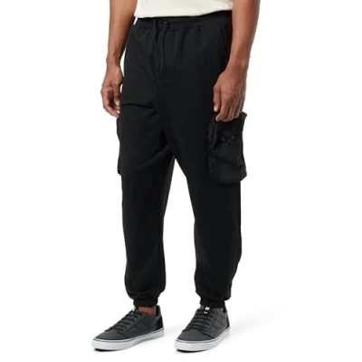 Image of Koton Men&#039;s Pocket Detail Drawstring Jogger Sweatpants, Black(999), M