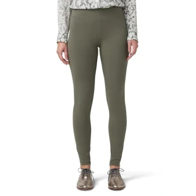 Image of HUE Women&#039;s Ultra Leggings Made of Cotton with Wide Waistband, Assorted, Bungee Rope, M