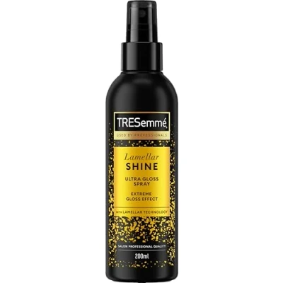 Image of TRESemme Lamellar Shine Ultra gloss Hair Spray with patented Technology for an extreme effect and heat protection up to 230C 200 ml