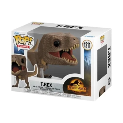 Image of Funko Pop! Movies: JW3 Tyrannosaurus T.Rex Jurassic Park Collectable Vinyl Figure Gift Idea Official Merchandise Toys for Kids &amp; Adults Movies Fans Model Collectors