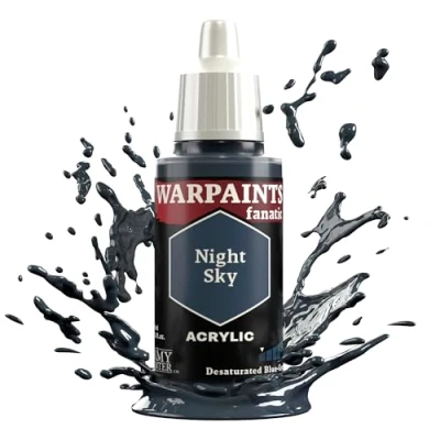 Image of The Army Painter Blue Warpaints Fanatic 18ml Acrylic Paints (Night Sky)