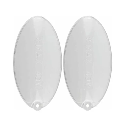 Image of bartyspares Cooker Hood Light Diffuser Lens Oval Cover Plate 100mm x 52mm