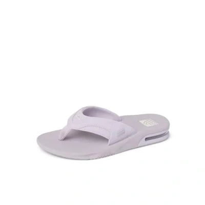Image of Reef Women&#039;s Fanning Flip Flop, Lavender Suede, 9 UK