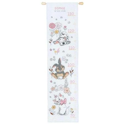 Image of Vervaco Counted Cross Stitch Kit Disney Little Dalmatian, Cotton, Multicoloured, 18 x 70 0,3 cm