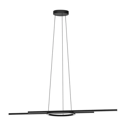 Image of EGLO Zillerio Z LED pendant light black ZigBee CCT dimmable