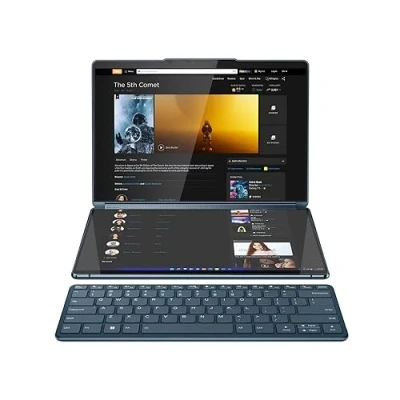 Image of Lenovo Yoga Book 9 13IRU8 13 inch Dual Screen Laptop (Intel Core i7 1355U, 16GB LPDDR5x 6400 RAM, 1TB NVMe SSD, Windows 11 Home) Tidal Teal