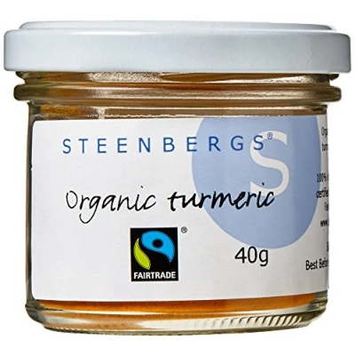 Image of Steenbergs Organic Fairtrade Turmeric Powder Standard Jar 40g