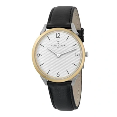Image of Pierre Cardin Men Analogue Quartz Watch with Leather Strap CPI.2015