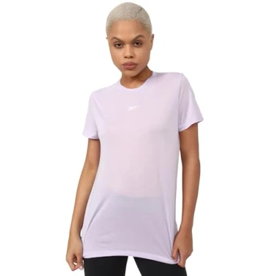 Image of Reebok Women&#039;s WORKOUT READY T Shirt Purple Oasis M