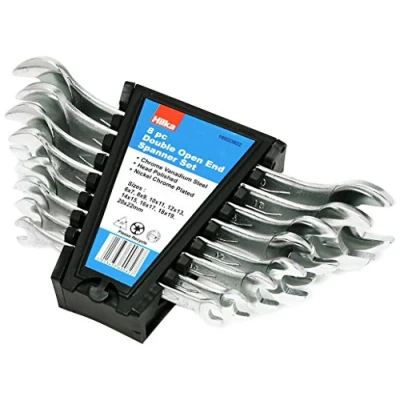 Image of Hilka 16600802 Open Ended Spanner Set Metric (8 Piece)