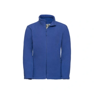 Image of Russell Athletic Childrens Unisex Childrens/Kids Fleece Jacket (Royal Blue) Size 3 4Y