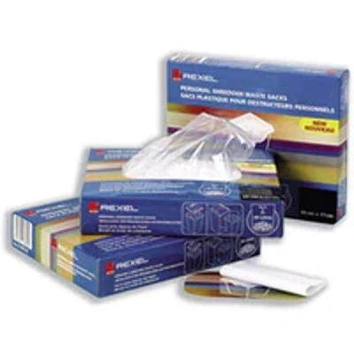 Image of Rexel Plastic Waste Bags for Wide Entry Shredders, 175L Capacity, Pack of 100, 40095, Dark Blue
