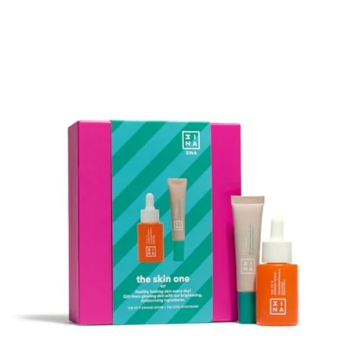 Image of 3INA MAKEUP The Skin One Kit Morning Routine Skincare Vitamin C Serum + Undereye Cream w Caffeine Set