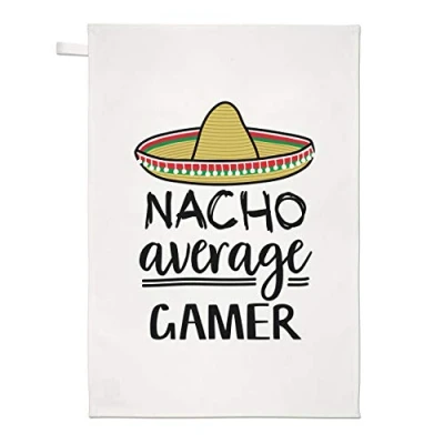 Image of Nacho Average Gamer Tea Towel Dish Cloth