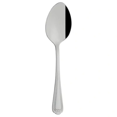 Image of Grunwerg Jesmond Dessert Spoons, Stainless Steel, 17.5 x 4 1 cm (Pack of 12)
