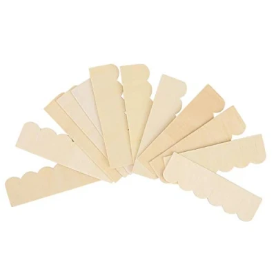 Image of Mini Dollhouse Roof Tile, 1/12 Accessories DIY Wooden Tiles Building Model Accessory Kids Pretend Play Toy(Blank)