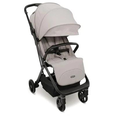Image of My Babiie MBX7 Autofold Stroller from Birth to 4 Years (22kg), Foldable &amp; Compact, Lightweight, Travel Buggy for Toddlers, Pushchair Includes Rain Cover Camel