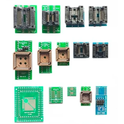 Image of XGOIENZI 14pcs SOP scoket MCU Test Socket Programming Adapter IC Chip avr Programmer for Xgecu T48 T56 TL866ii Plus RT809H RT809F EZP Universal Pro