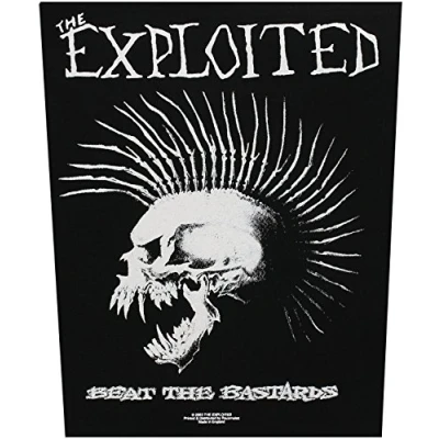 Image of THE EXPLOITED BEAT BASTARDS Back Patch