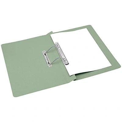 Image of Q Connect Transfer File 35mm Capacity Foolscap Green (Pack of 25) KF26060