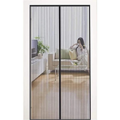 Image of MYCARBON Fly Screen Door Keep Insects Out Mosquito Without Drilling Top to Bottom Seal Automatically, Away from Mosquitoes Curtain for Balcony Sliding Doors Living Room 100 * 230cm