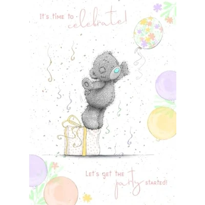 Image of Me to You Tatty Teddy Celebration Birthday Card Official Collection