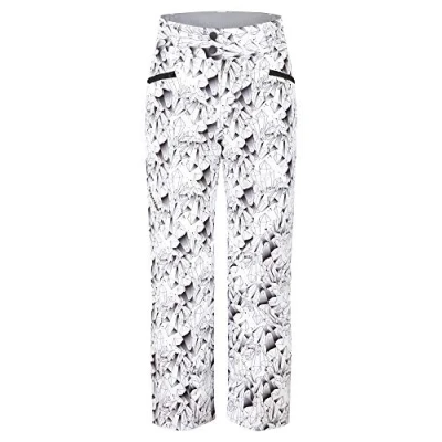 Image of Ziener Alin Junior Girls&#039; ski Trousers Waterproof Windproof warm, girls, Children&#039;s trousers, winter waterproof, windproof, 207917, Ice crystal print., 104 (EU)