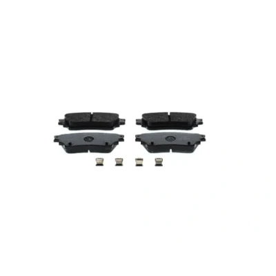 Image of 4605B560, 4605B562, 4605B987, 4605B989, 4605B997 Brake pad set BOSCH 0 986 460 008 Low Metallic with acoustic wear warning mounting manual