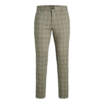 Image of JACK &amp; JONES Men&#039;s Jpstmarco Jjcooper Structure Chino Sn Trousers, Abbey Stone, 34 W/32 L