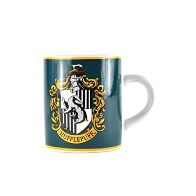 Image of Mug Mini (110ml) Harry Potter (Hufflepuff Crest), Green