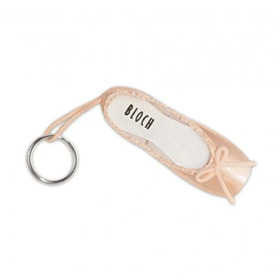 Image of Mini Pointe Shoe Key Chain Pink Satin, One Size