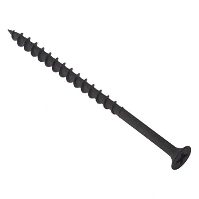 Image of ForgeFix Drywall Screws Coarse Thread 3.5 x 45mm Black Phosphate Box 200