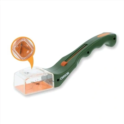 Image of Carson HU 10 BugView Bug Catcher with Built in Magnifier, Green